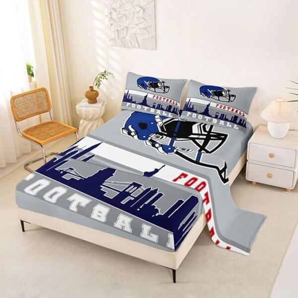 Erosebridal Football Bed Sheets