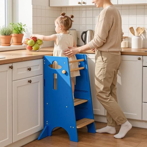 COSYLAND Toddler Standing Tower Adjustable Height