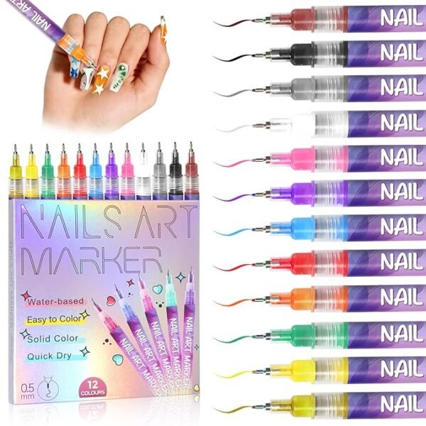 12 Colors Nail Art