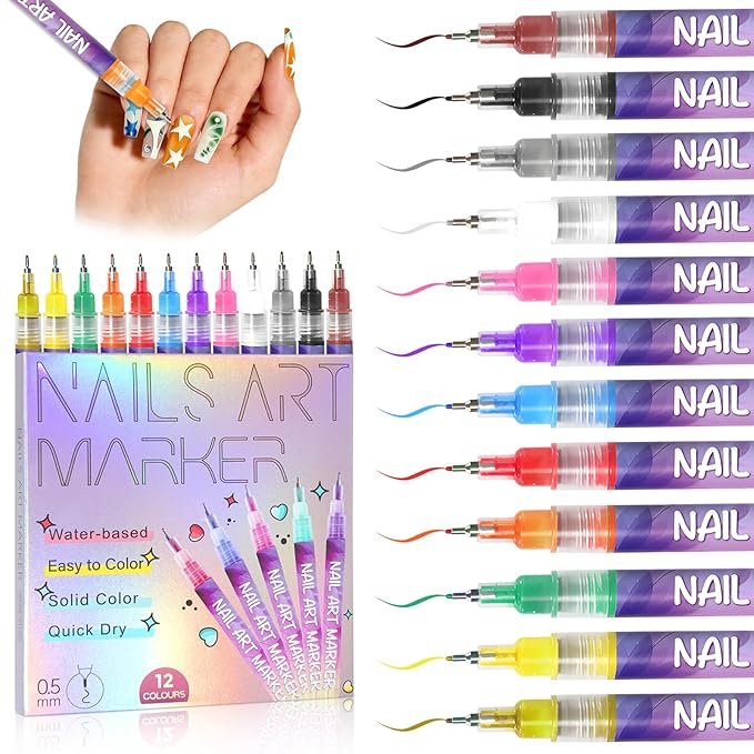 12 Colors Nail Art