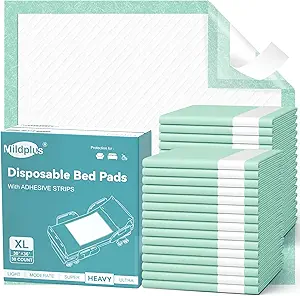 Bed Pads with Adhesive Strips 30''X36''