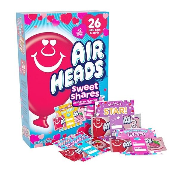 Airheads Mini Bars, Assorted Fruit Flavors Bulk Variety