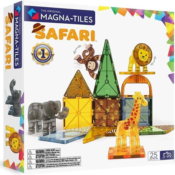 MAGNA-TILES Safari Animals 25-Piece
