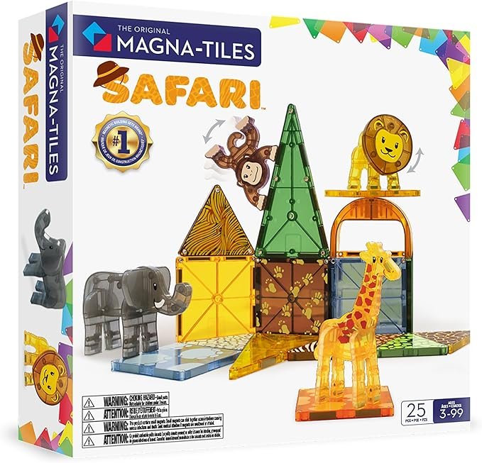 MAGNA-TILES Safari Animals 25-Piece