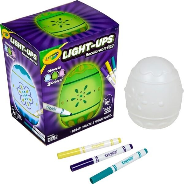 Crayola Light-Ups - Egg, Recolorable Light Up Egg