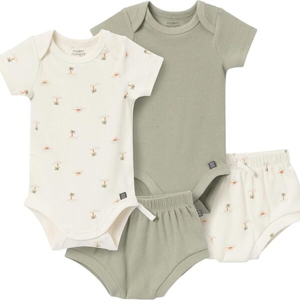 Modern Moments by Gerber unisex-baby 4-pack