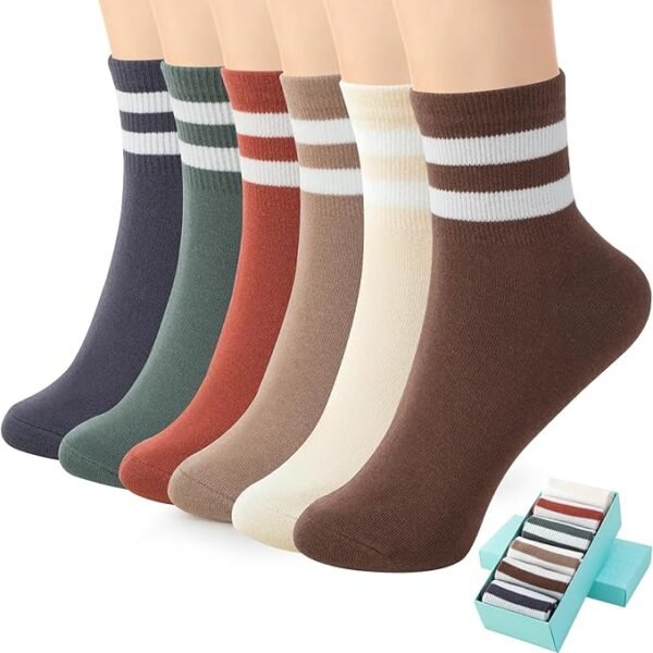 SISOSOCK Quarter Crew Cotton Socks