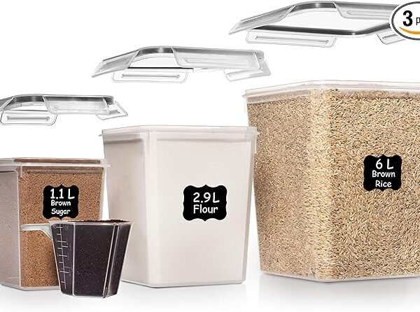 Shazo Flour Sugar Storage Containers Set of 3