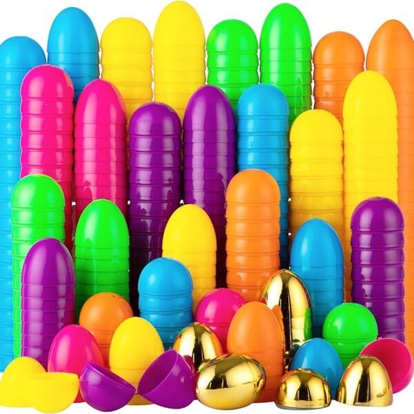 JOYIN 50PCS Plastic Easter Eggs