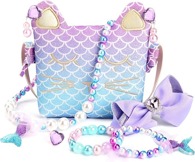 mibasies Purse for Little Girls Dress Up Jewelry
