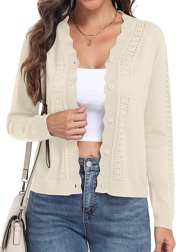 PrinStory Womens Cardigan Sweaters Long