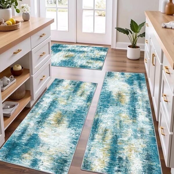Tritard Upgrade Non Slip Kitchen Rugs Sets of 3
