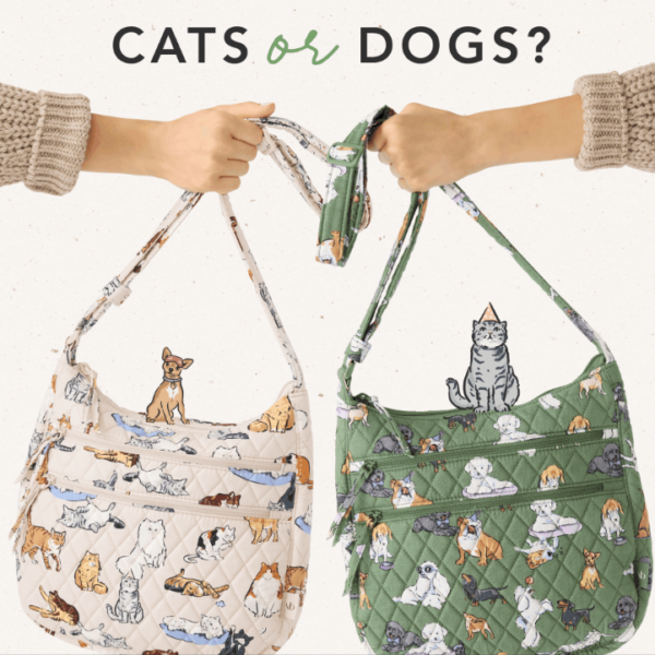 Vera Bradley-Dog Park & A Cat's Life Collection