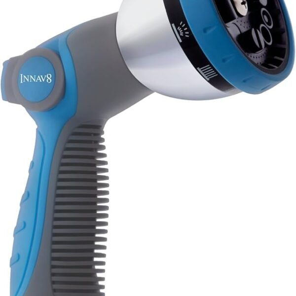 INNAV8 Garden Hose Nozzle Heavy Duty - Features 10 Spray Patterns