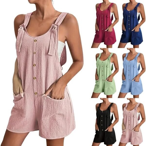 hamovessi Short Rompers for Women Casual Plus Size