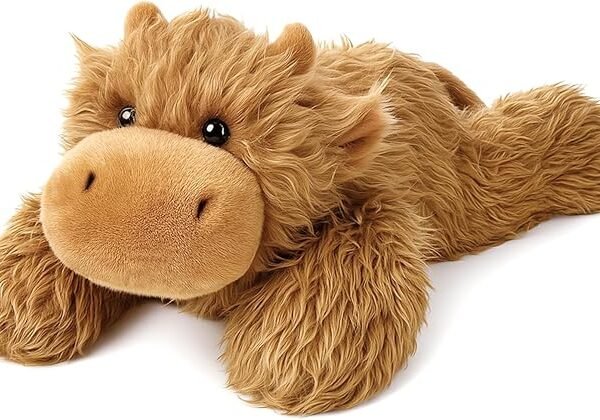 Weighted Highland Cow Stuffed