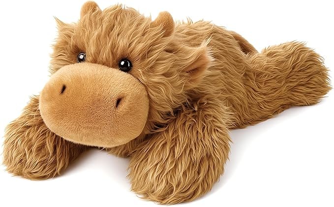 Weighted Highland Cow Stuffed