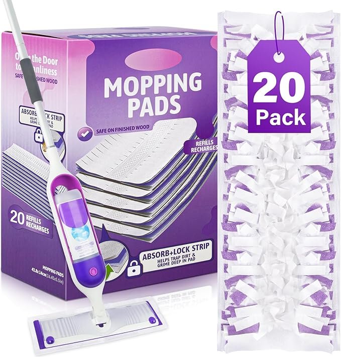 Mop Pads Refills for Swiffer Power Mop