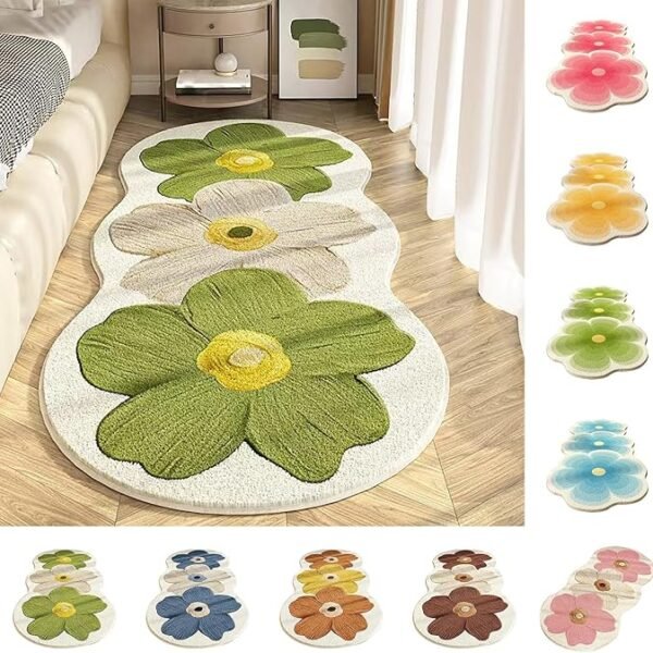 Cute Flower Bath Mat Bedroom Carpet