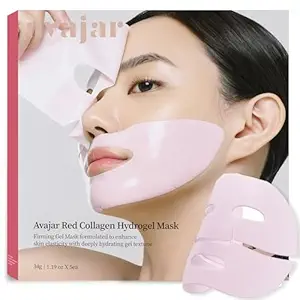 Avajar Red Collagen Hydrogel Mask, Face Mask