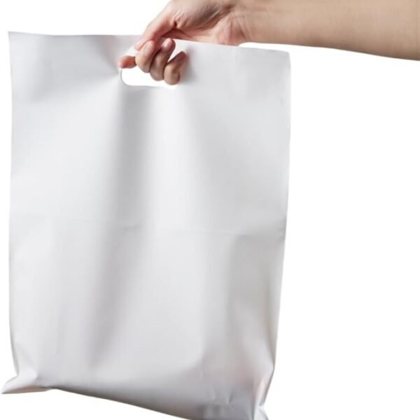 zzwjhpak 12x15 Inch White Gift Bags with Handles