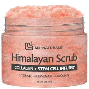 Himalayan Salt Scrub, Face, Foot, and Body Exfoliator