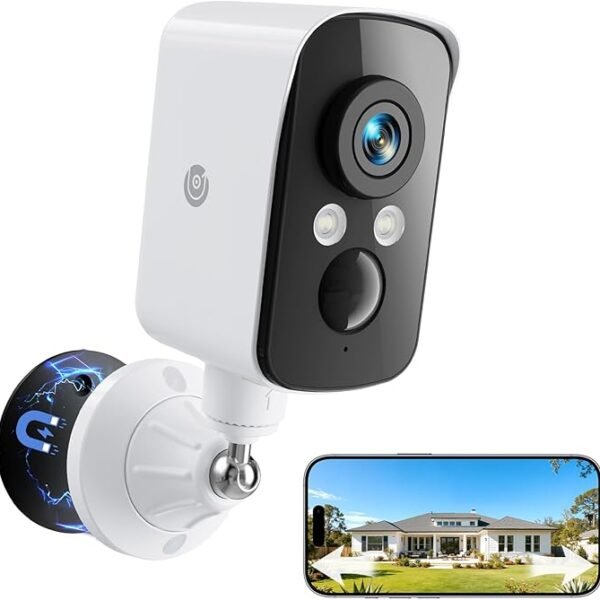 300° Pan Wireless Outdoor Security Camera, No Subscriptio