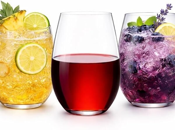 Oojami 36 Pack Stemless Plastic Wine