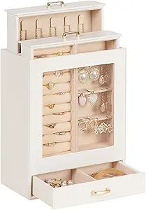 Homde Jewelry Organizer Girls Women Jewelry Box