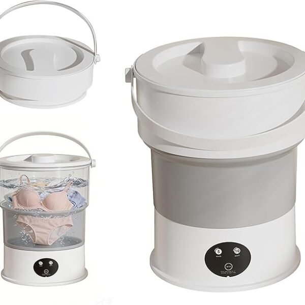 Portable washing machine, foldable mini washing machine