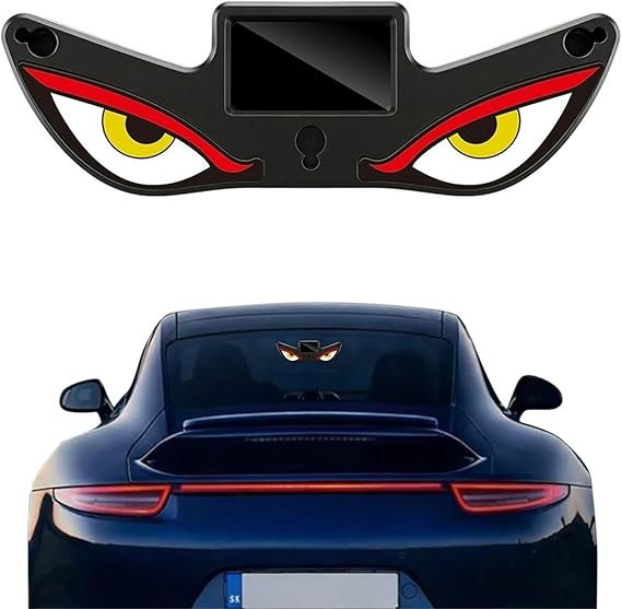 Solar Devil Eye LED Car Window Light, Wireless No Drill Solar