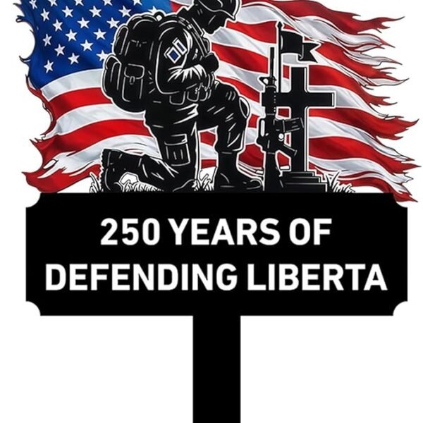 250 Years of Defending Metal Garden Stake