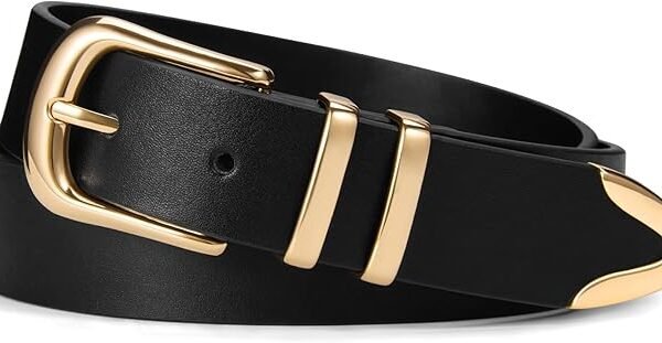 VATAN Women Leather Belt for Jeans Dresses Pants