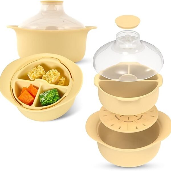 48oz Platinum Silicone 3 Compartmented