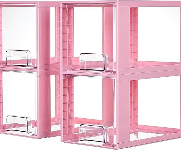 Vtopmart 4 Pack Large Stackable Storage