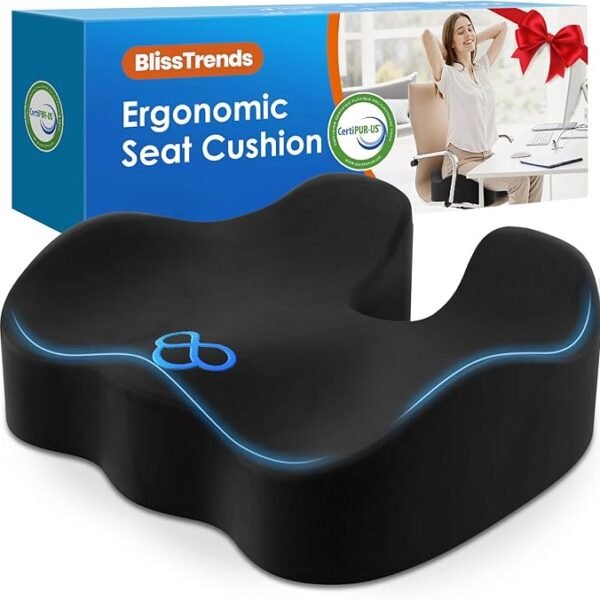 BlissTrends Seat Cushion,Thick Memory Foam