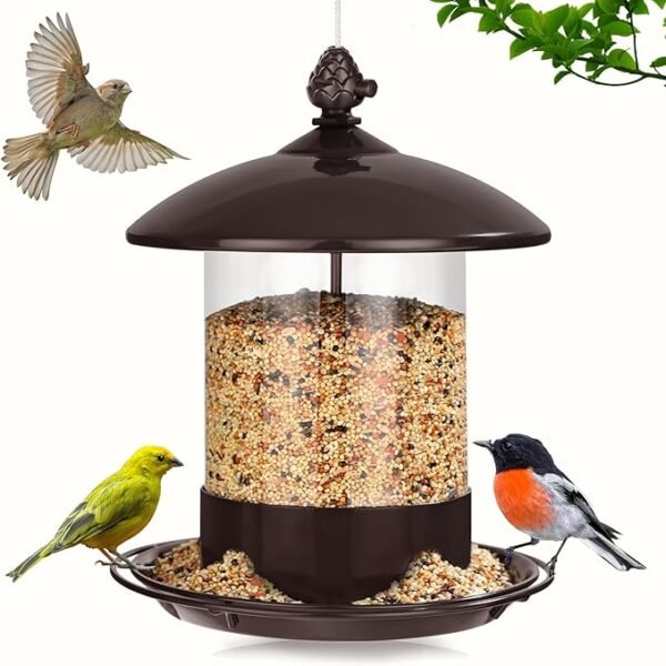 Gbekery Metal Bird Feeders for Outdoors