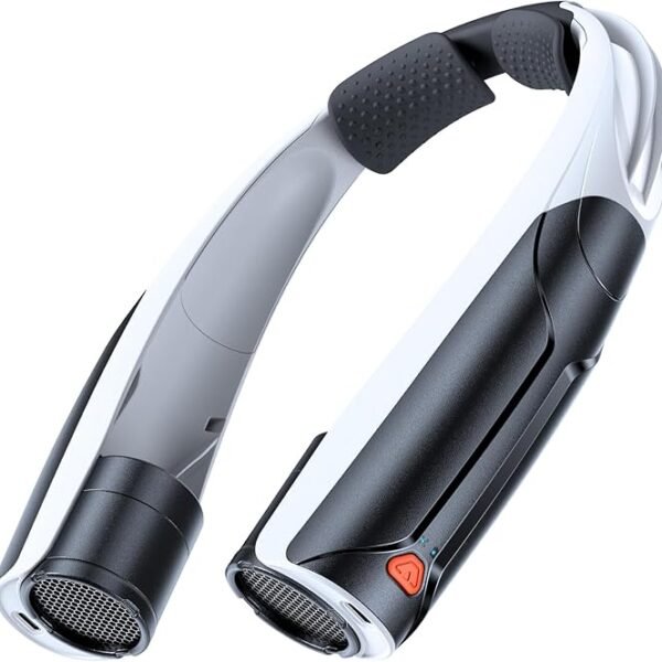 Portable Neck Fan with 6000mAh Battery, USB-C Rechargeable