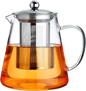 PARACITY Glass Teapot Stovetop 18.6 OZ