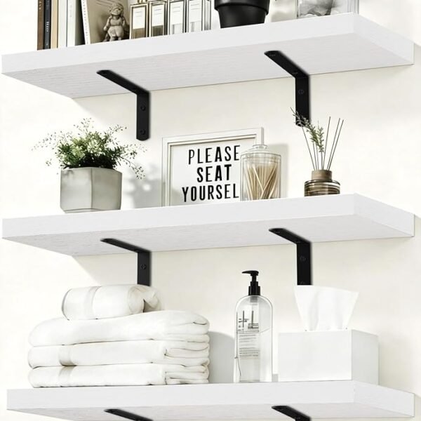 Easy Install Floating Shelves, 15.7 Inch