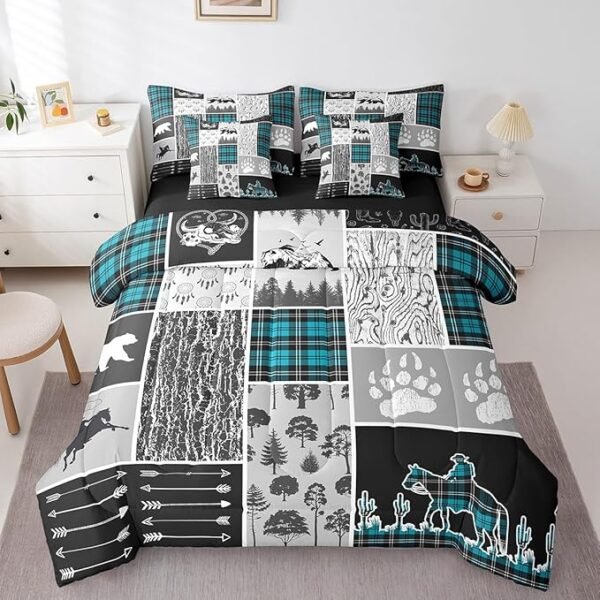 Erosebridal 7 Piece Western Bedding