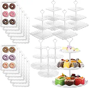 20 Pack Round Square Dessert Cupcake