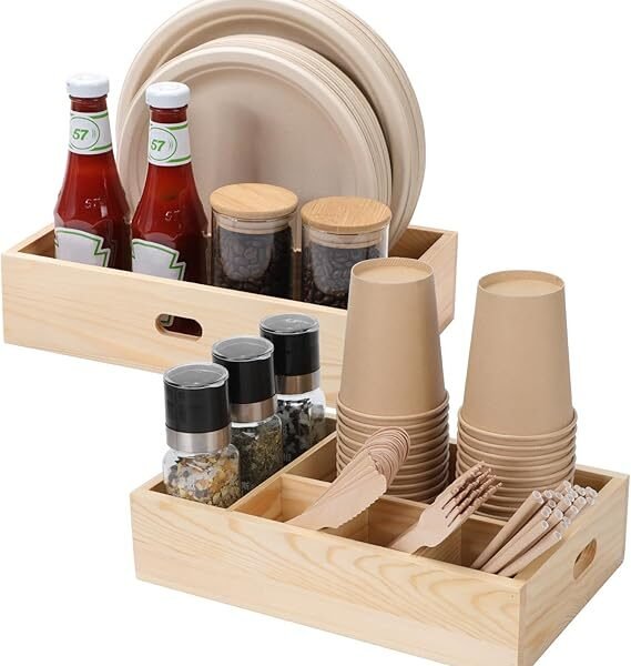 Utensil Holder for Party,Paper Plate