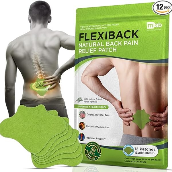 FlexiBack Warming Herbal Back Pain Patches