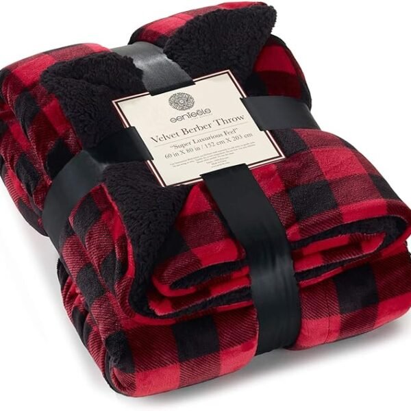 Genteele Sherpa Throw Blanket Super Soft