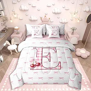 Erosebridal Girly Bowknot 7 Pcs Comforter Set