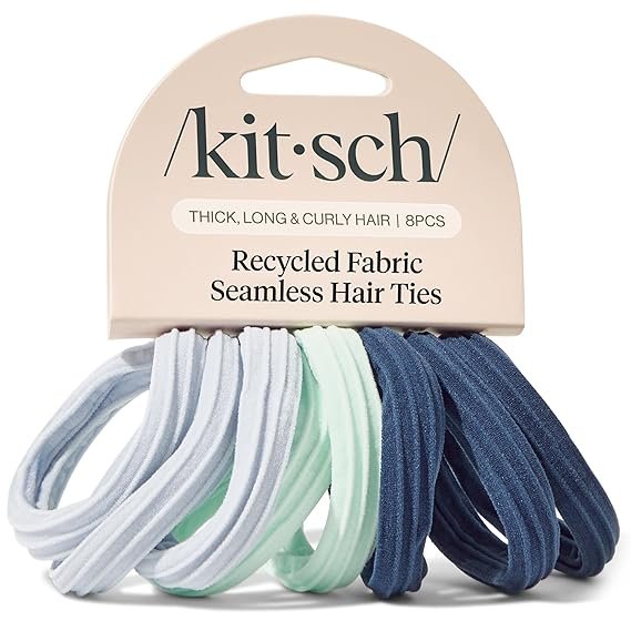 Kitsch Seamless Hair Ties No Damage - Stretchable Hair