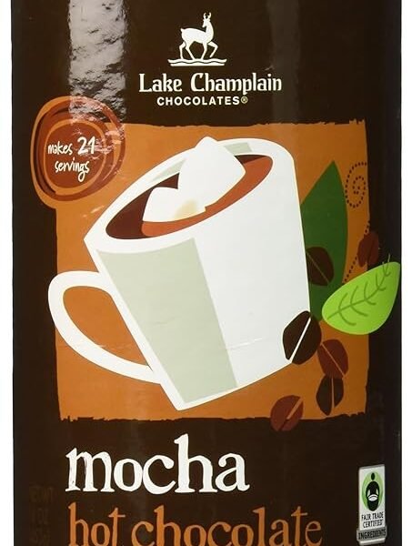LAKE CHAMPLAIN CHOCOLATES Mocha Hot Chocolate Mix, 16 OZ