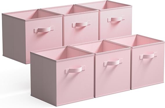 GRANNY SAYS Cube Storage Bins, 11 Inch 6 Pack Storage