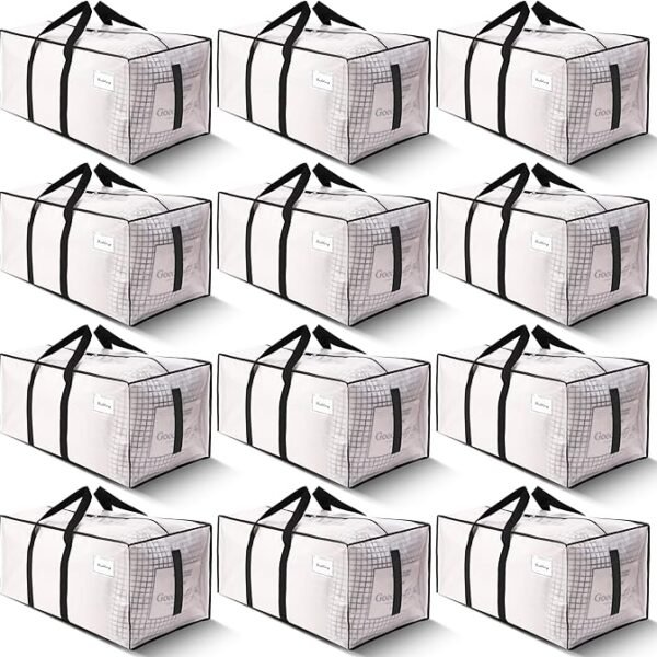 HOMESURE 12 Pack Large Strong Moving Bags